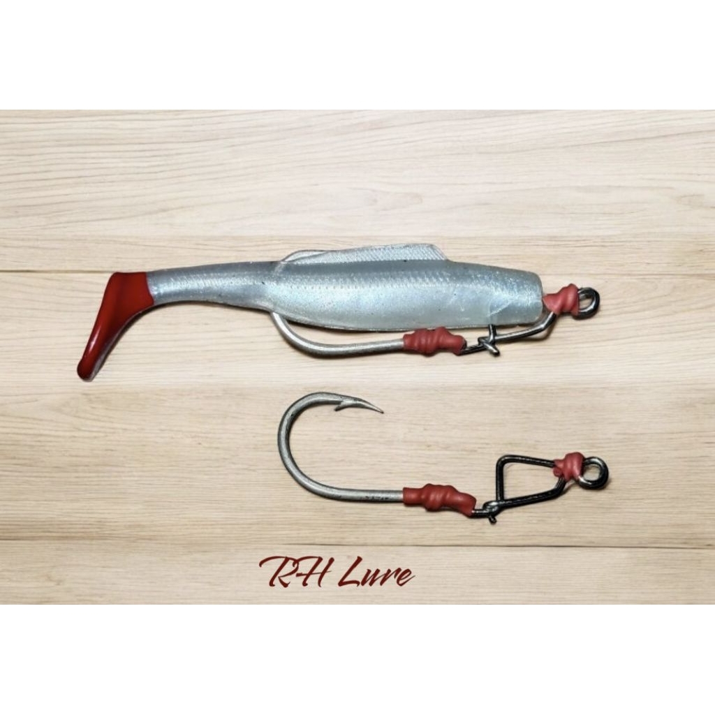 Worm Hook Custom untuk Soft Lure 6/8/10/12 cm