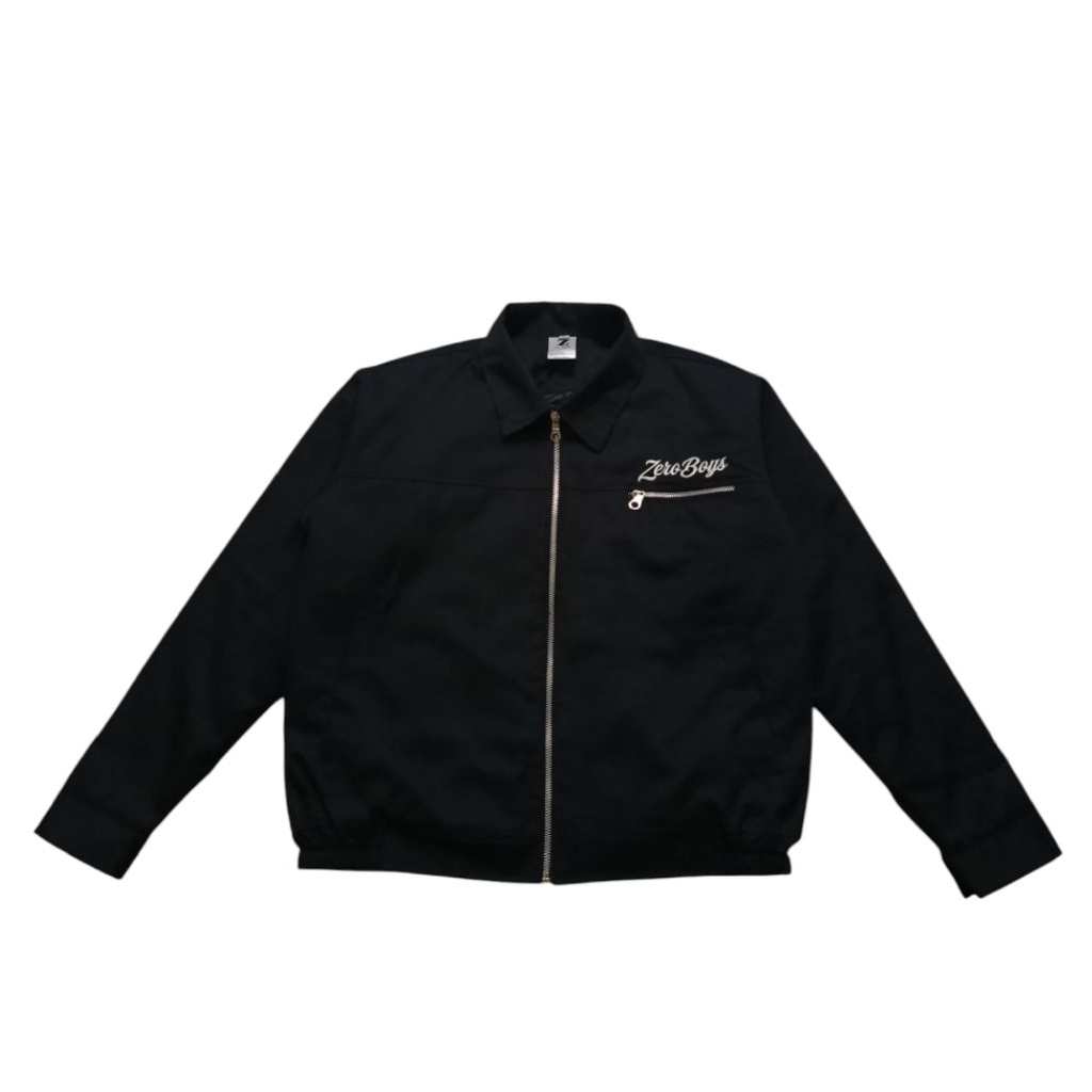 Zero Boys Work jacket Boxy - EREARO - Basic Hitam