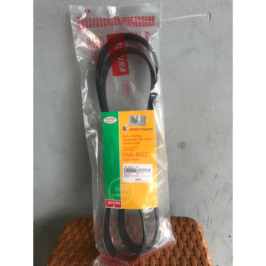 RIB FANBELT 6PK1640 TALI KIPAS TOYOTA RUSH 2010-NOW EPS / AVANZA 2012 NOW VELOZ