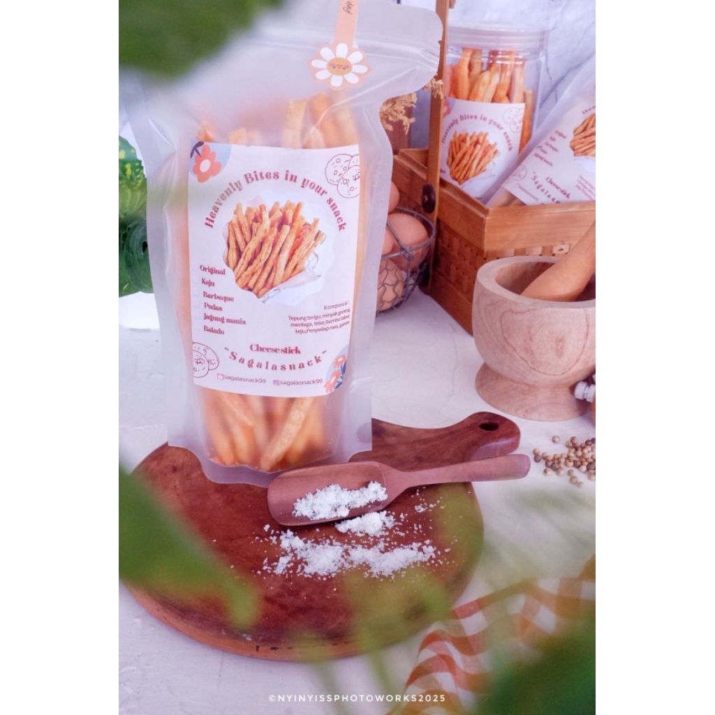 

Cheese stik sagala snack kemasan pouch