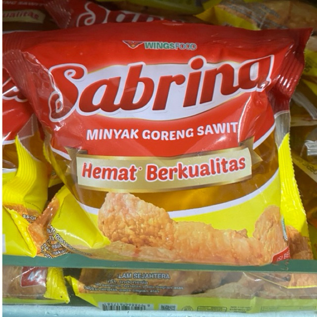 

MINYAK GORENG SABRINA PILLOW PACK 450ml/MINYAK GORENG MURAH JATIM/MINYAK GORENG MURAH SIDOARJO/MINYAK GORENG MURAH SURABAYA/MINYAK GORENG MURAH MOJOKERTO/MINYAK GORENG MURAH GRESIK/MINYAK GORENG HAJATAN/MINYAK GORENG BINGKISAN SEMBAKO/MINYAK GORENG KECIL