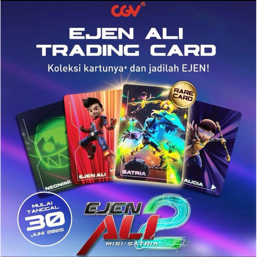 Official Ejen Ali 2 Character Card, CGV