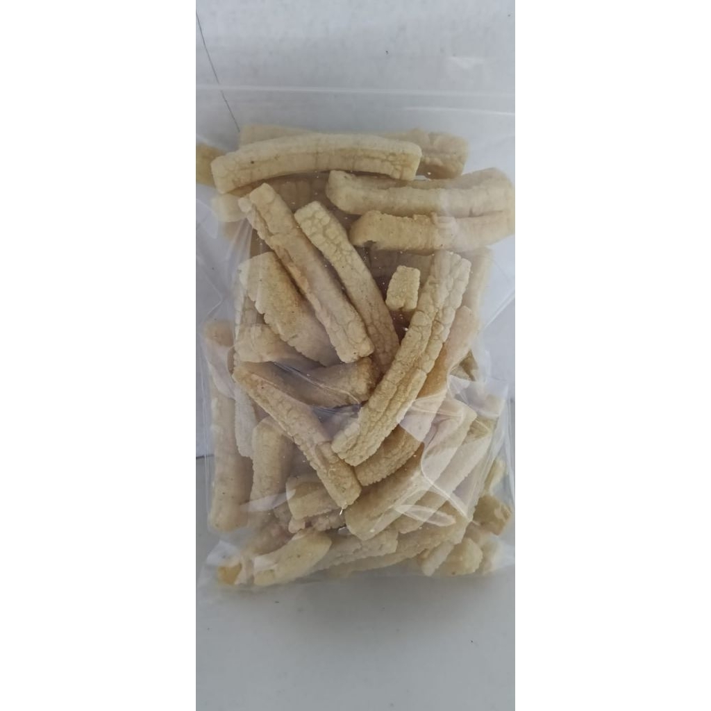 

kerupuk rambak coklat kemasan plastik