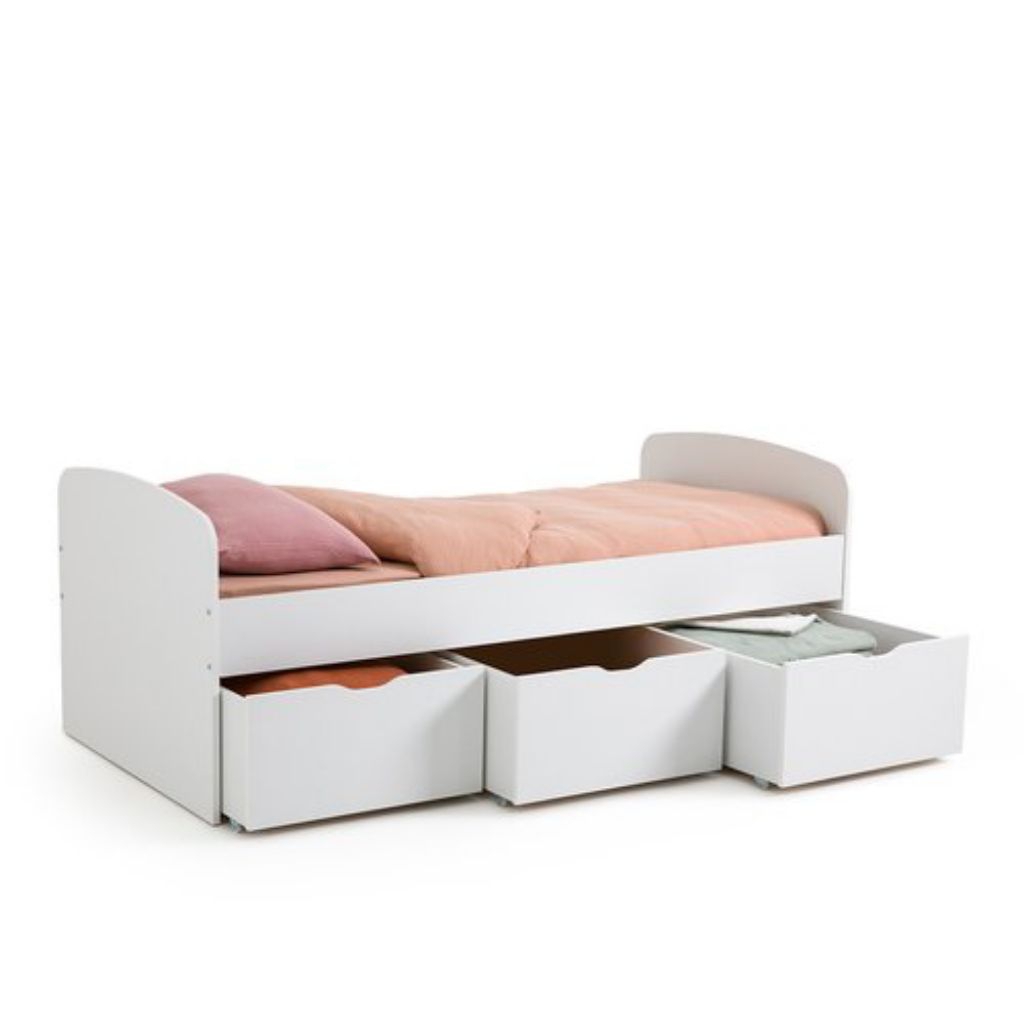 Dipan anak dipan laci dipan kayu solid dipan minimalis