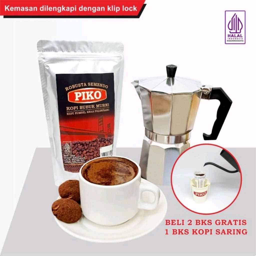 

Kopi Murni Robusta Semendo Super 250gr