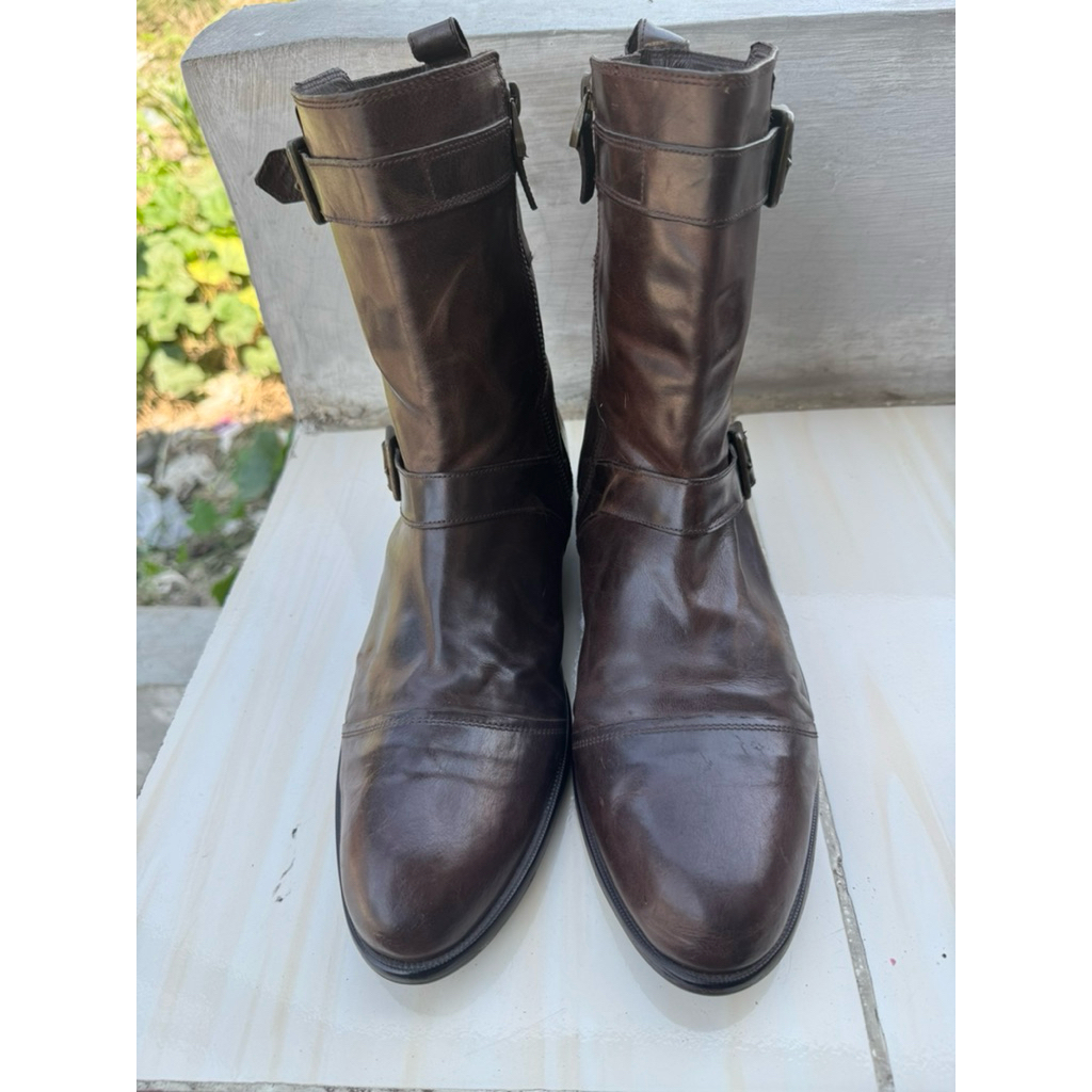 Cole Han Enginner boots berzipper