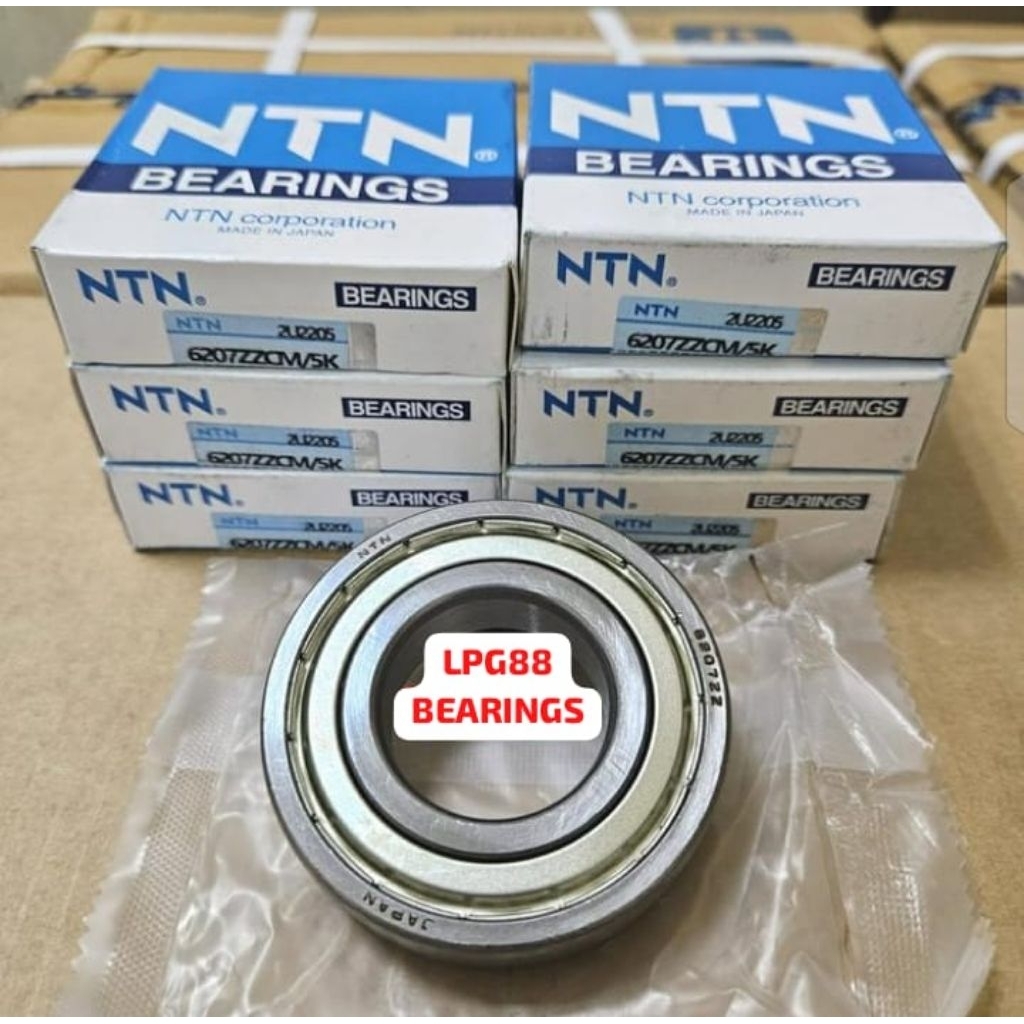 BEARING 6207 ZZ NTN TUTUP BESI 6207ZZ NTN