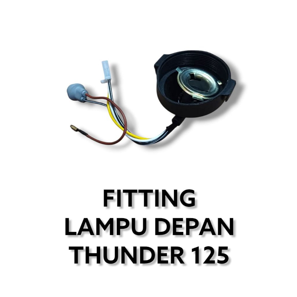HJM-FITTING LAMPU DEPAN THUNDER 125 SOCKET CORD ASSY PITING DUDUKAN LAMPU DEPAN COP SUZUKI THUNDER 1