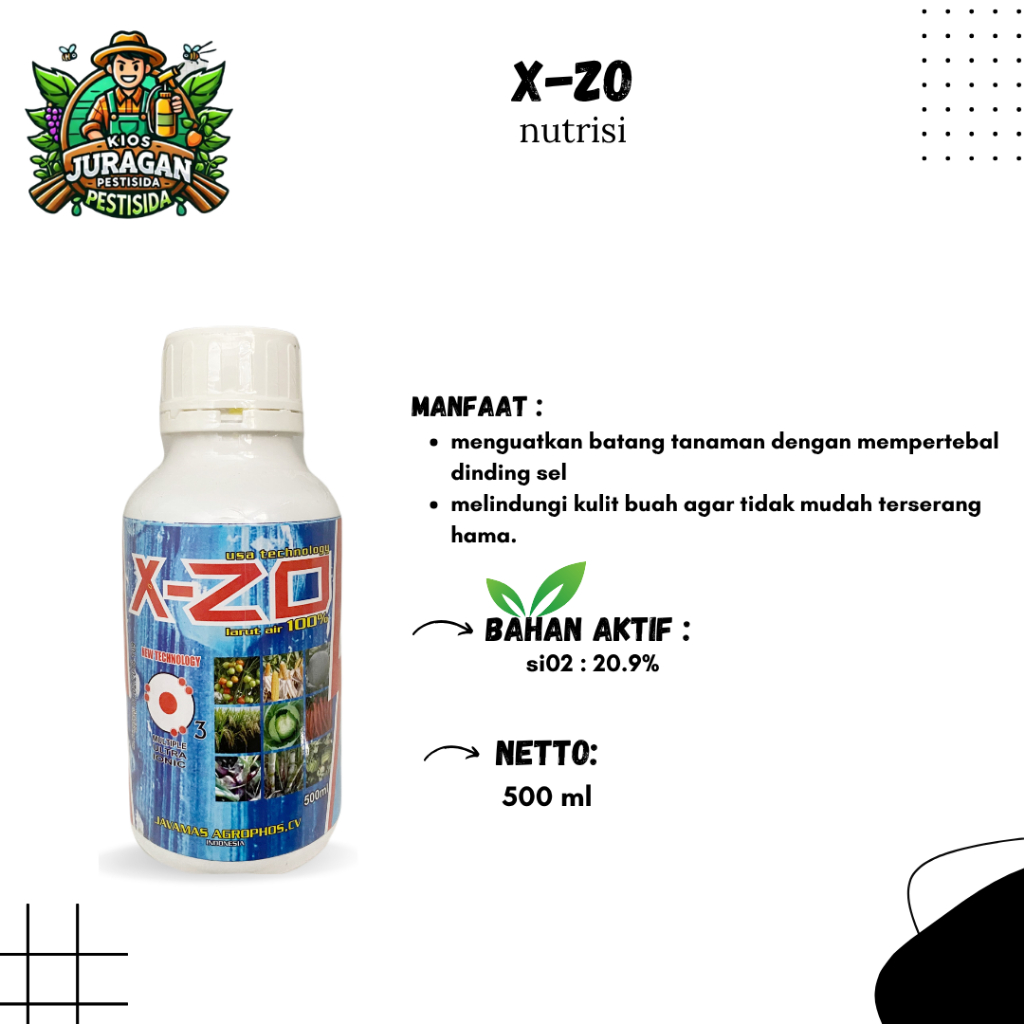 PUPUK SILICA X ZO 500ML SILIKA PENGUAT BATANG