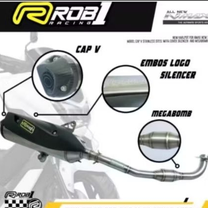 Knalpot Rob1 Nmax new/ Aerox New