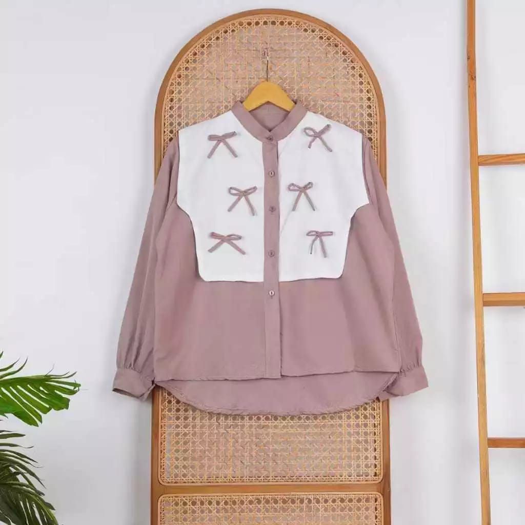 Atasan Wanita Rosse Blouse Vest Pita Korean Style