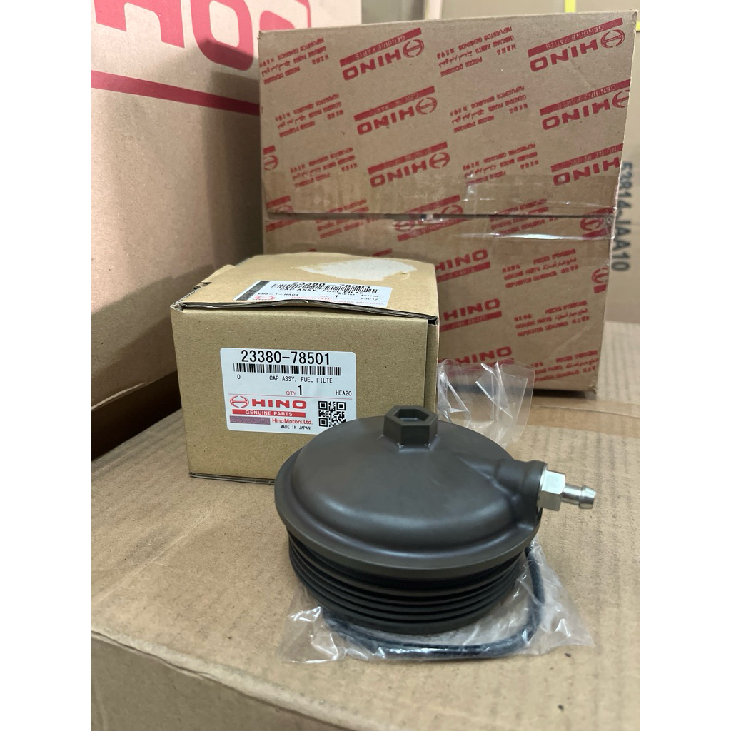 cap assy fuel filter hino 300 (tutup filter solar atas hino dutro euro4)