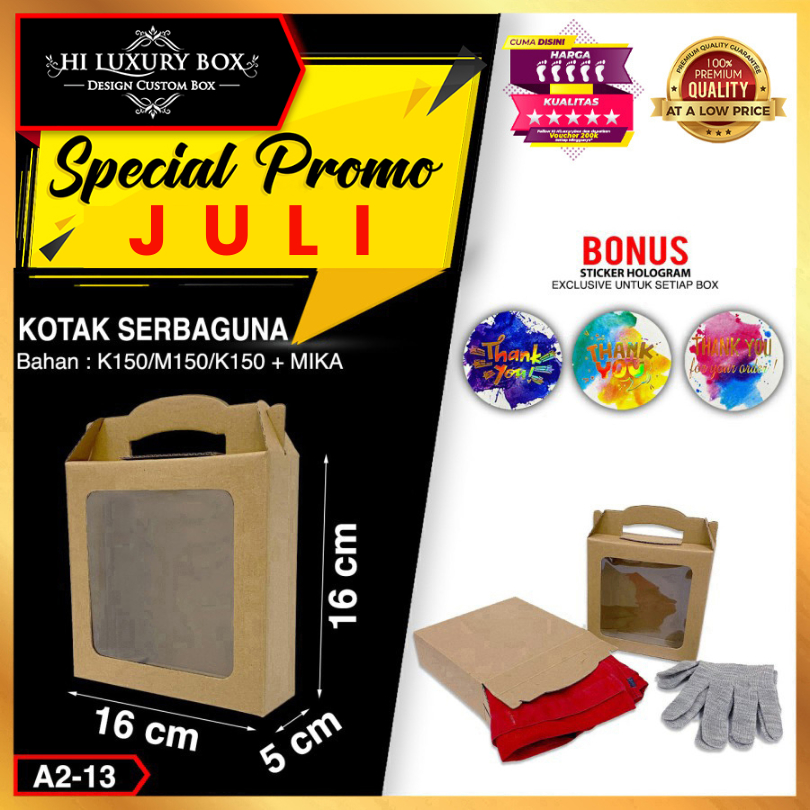 

Kotak Kado|Kotak Souvenir|Kotak Serbaguna|Kotak Mika|16x516|A2-13