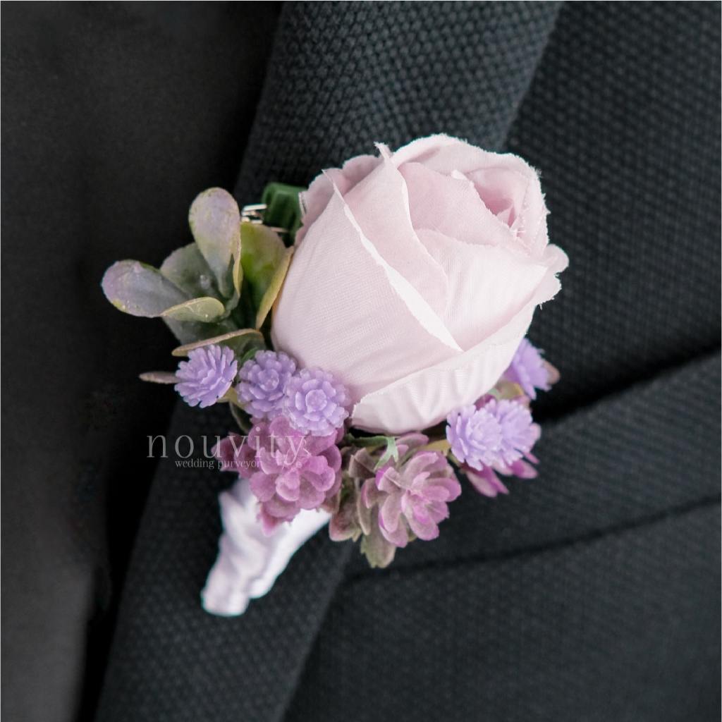 BOUTONNIERE | FLLOWER PIN JAS WEDDING | BUNGA PIN JAS GROOMSMAN BESTMAN