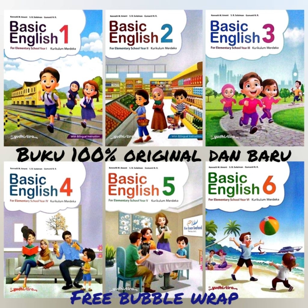 BAHASA INGGRIS SD KELAS 1.2.3.4.5.6 KURIKULUM MERDEKA YUDHISTIRA