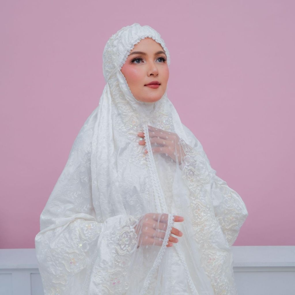 Mukena Sutra Motek Kd Sutra Ori Jumbo Mukena Dewasan Super Premium