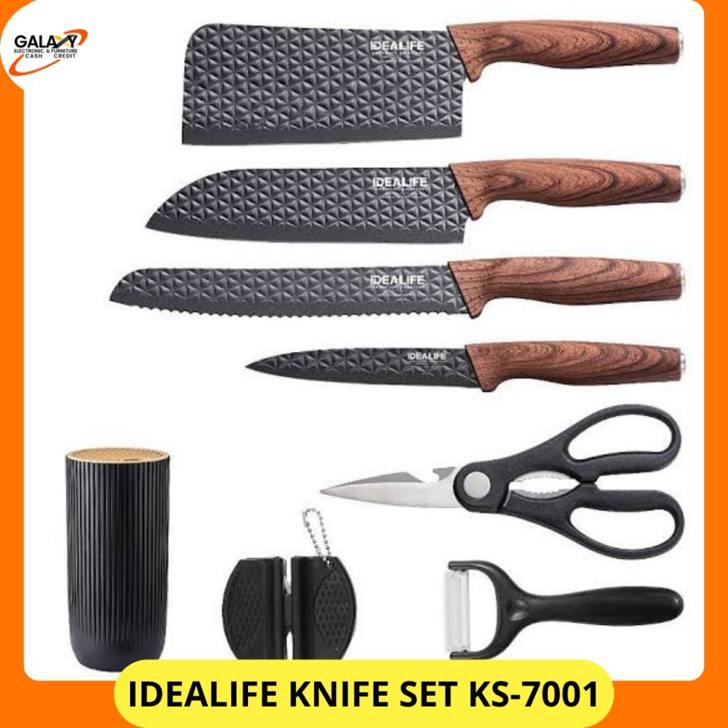 IDEALIFE Profesional Knife Set KS-7001 Idealife Pisau Dapur Set