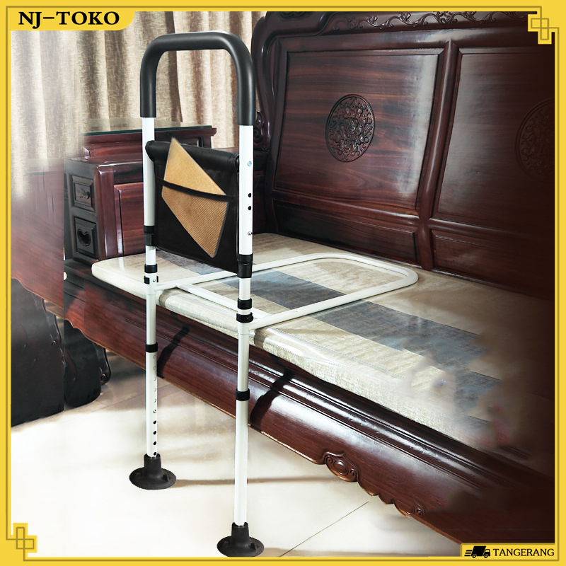 Bedrail Lansia Adjustable Safety Bed Rail Lansia Dengan Piala Hisap Bed Assist Rail Untuk Pengaman B