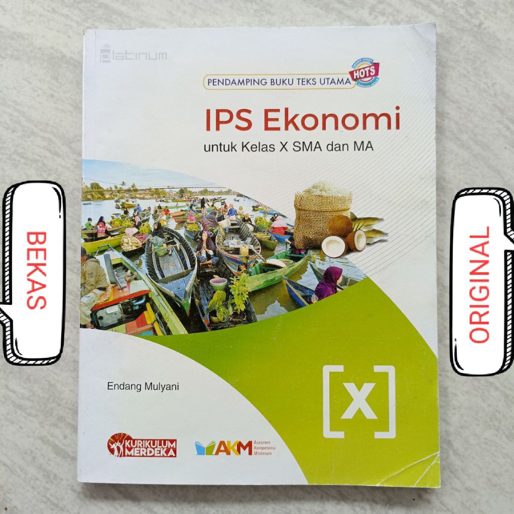 Buku IPS Ekonomi Kelas 10 X 1 I SMA MA Penerbit Platinum Tiga Serangkai Kurikulum Merdeka revisi HOT