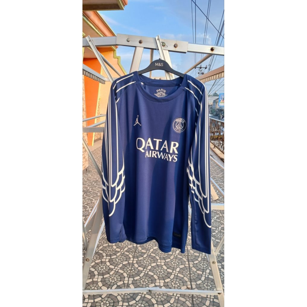 Jersey PSG Jordan 4th 2024/2025 stadium long sleeve 100% Original