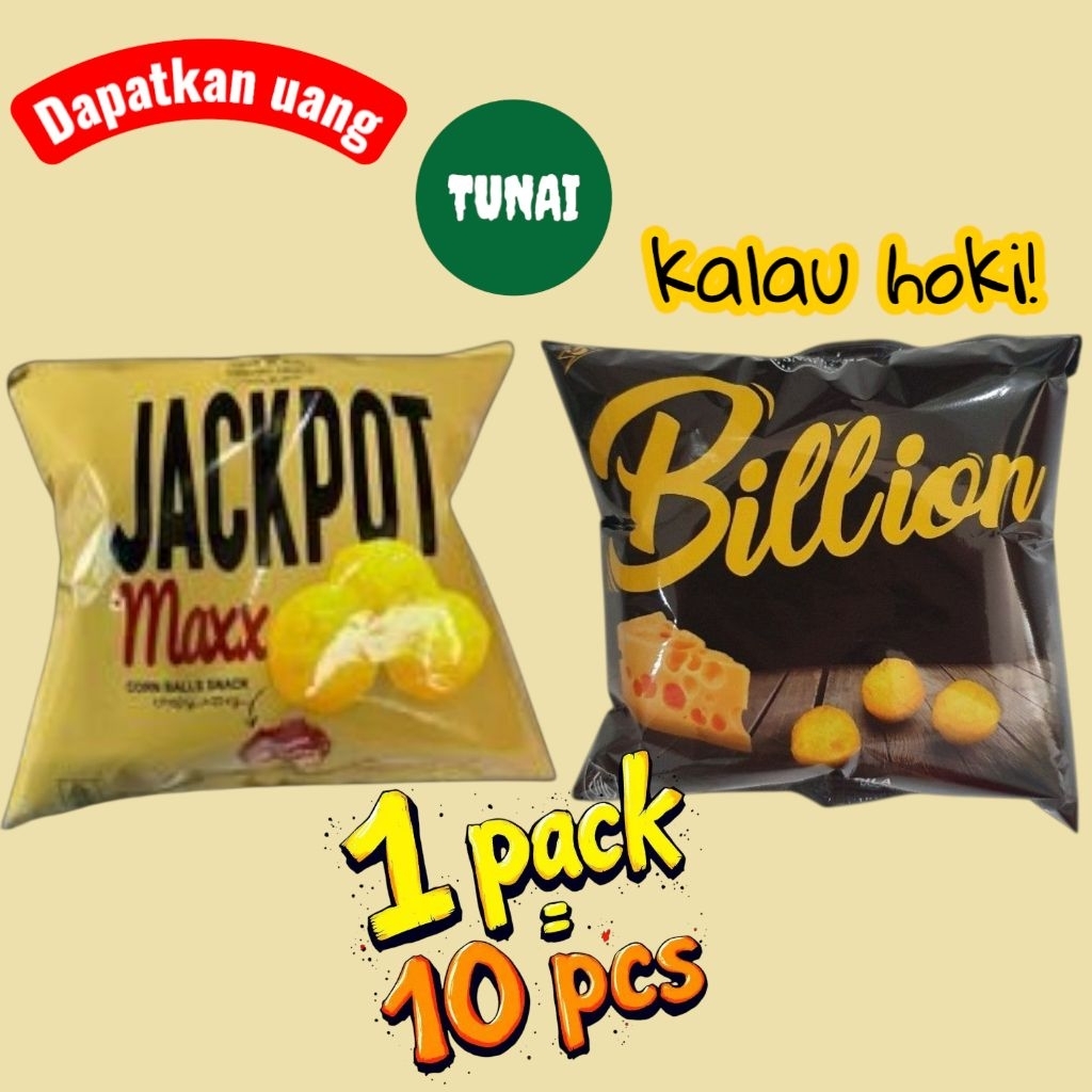 

Ciki Jackpot/Billion Berhadiah (Bila Beruntung) isi 10 Pcs