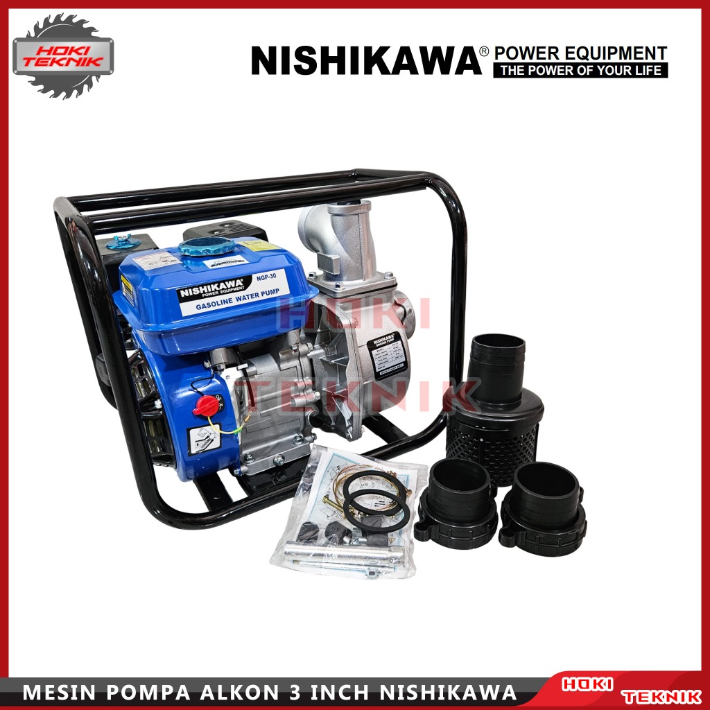 Mesin Pompa Alkon 3 inch Nishikawa Pompa Air Sawah Irigasi Pengairan