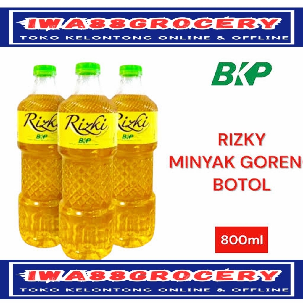 

Rizki minyak goreng 800ml botol