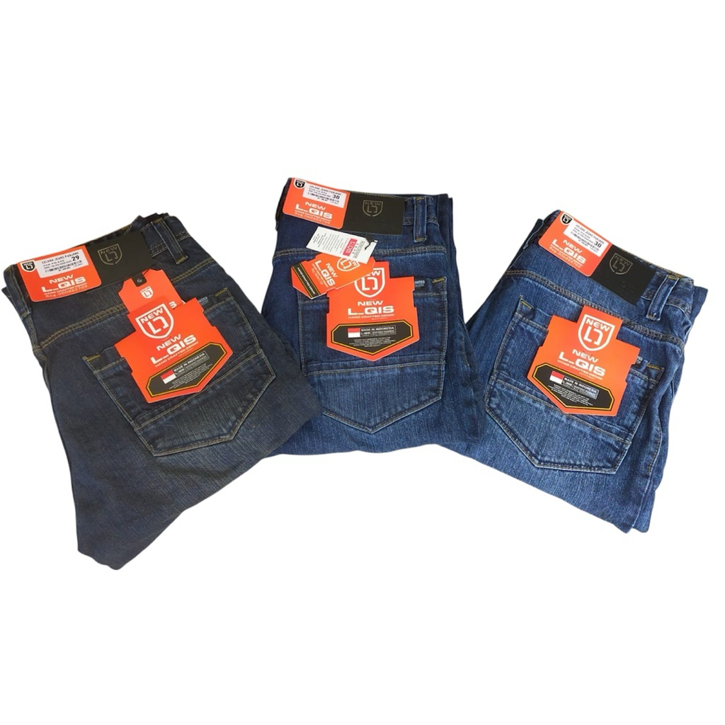 Celana Jeans Premium Original Standar Reguler Denim Grade A New-LQIS size 28-38