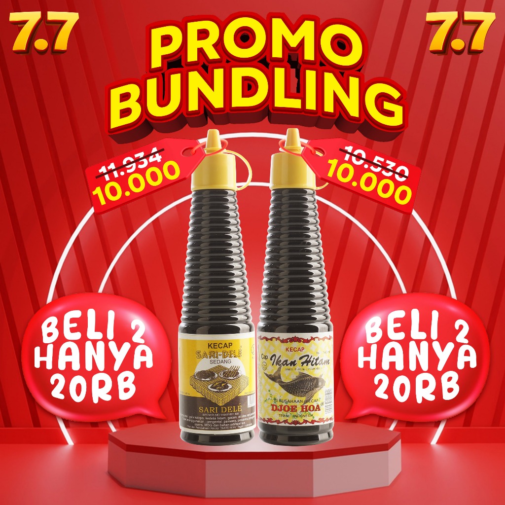 

Kecap Manis cap Sari Dele Kuning 135ml Djoe Hoa