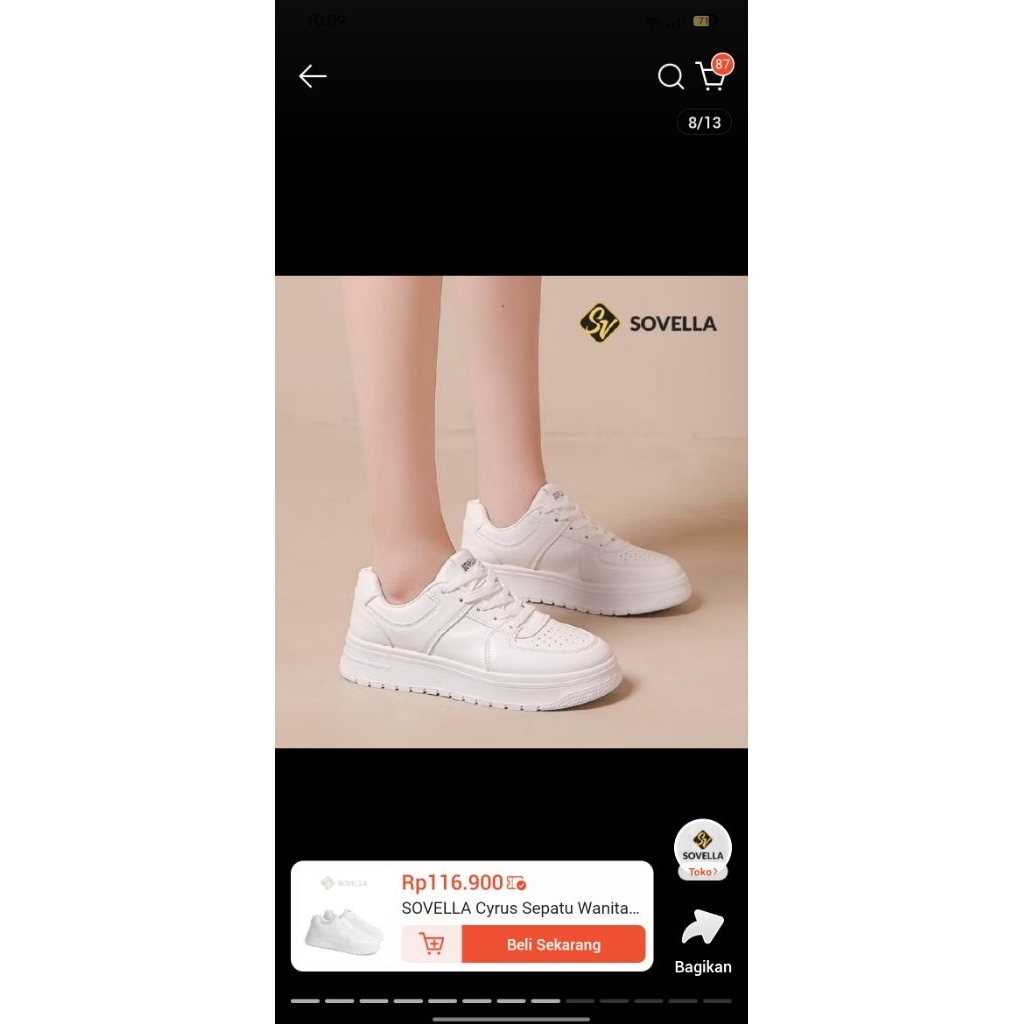 sepatu sneaker merk sovella