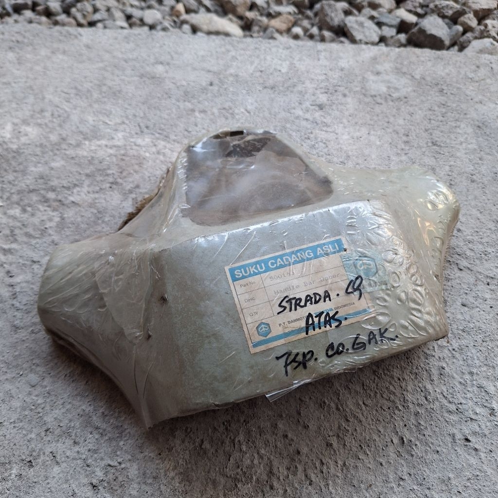 Batok Cover Stang Atas Vespa px ps Sera Bahan Babet Aluminium Original Baru Nos New Old Stok