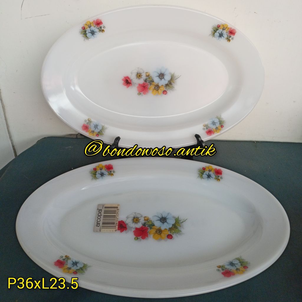 Lodor/ piring saji lawas Arcopal France (1)