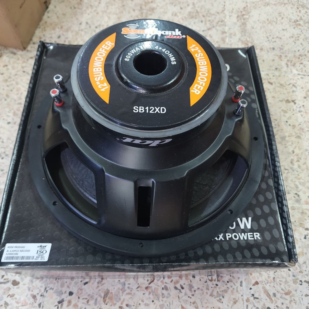 Speaker Subwoofer 12 Inch Soundbank By DAT SB12XD