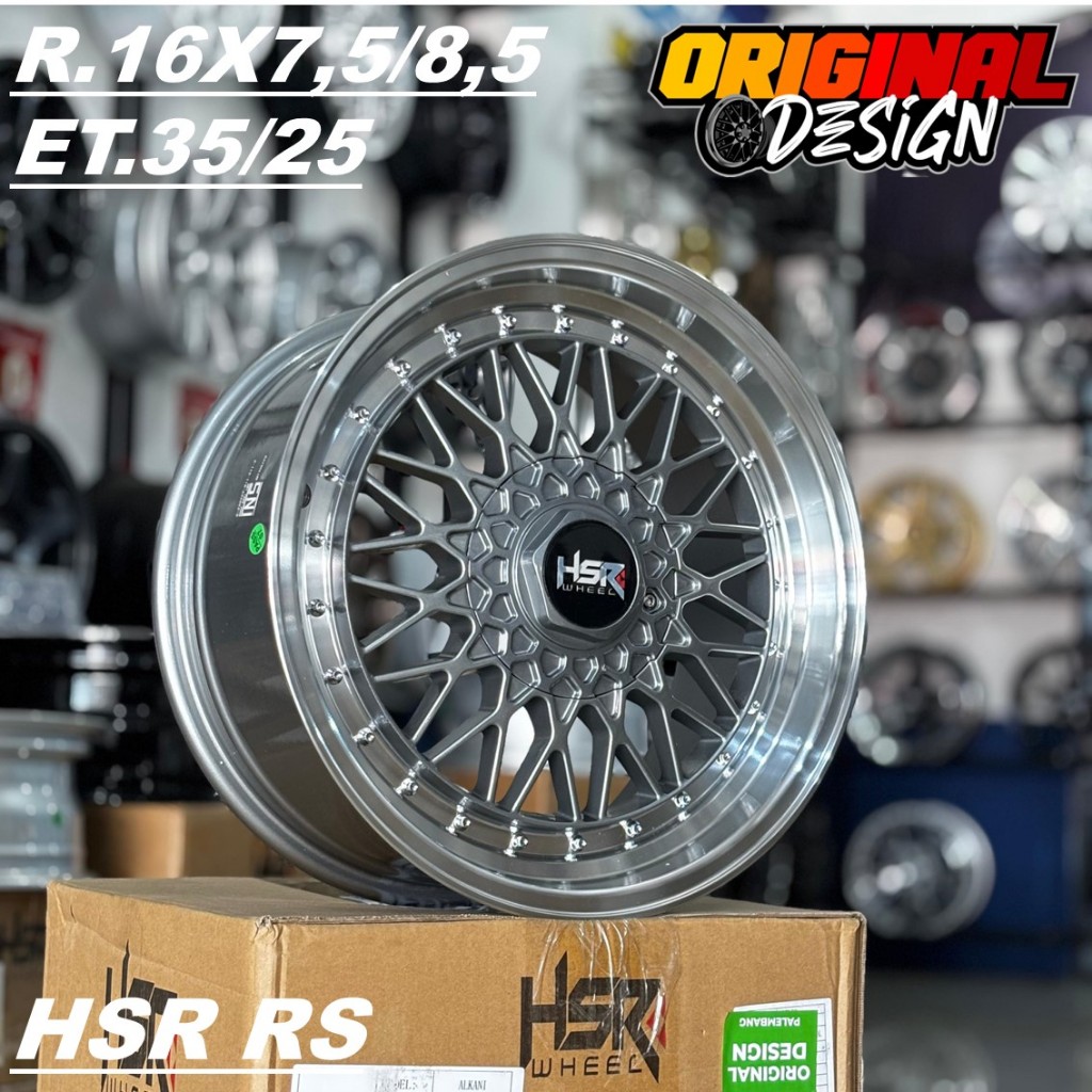 Pelek Mobil KIJANG LGX, KRISTA, Ring 16 Celong HSR RS R16 Lubang 4