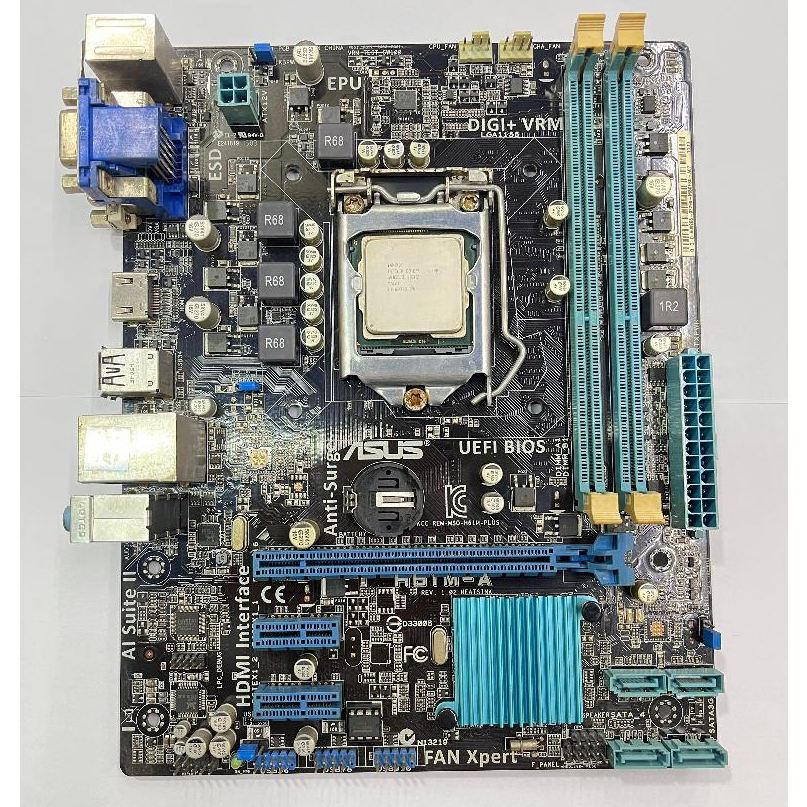 Paket Motherboard H61 M-A ASUS+Proc i3 2100 Second