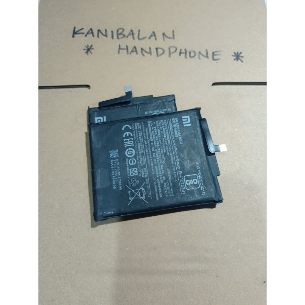 BATRE 6A / REDMI 6, BN37 , ORI