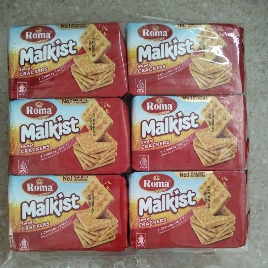 

ROMA MALKIST CRACKERS / PAK ISI 6