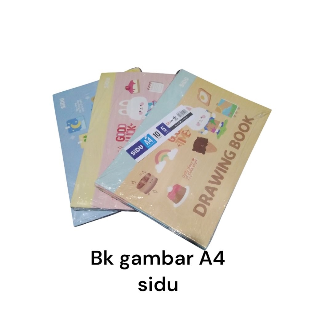 

1pak 5pcs buku gambar Sidu a4 21x30 m