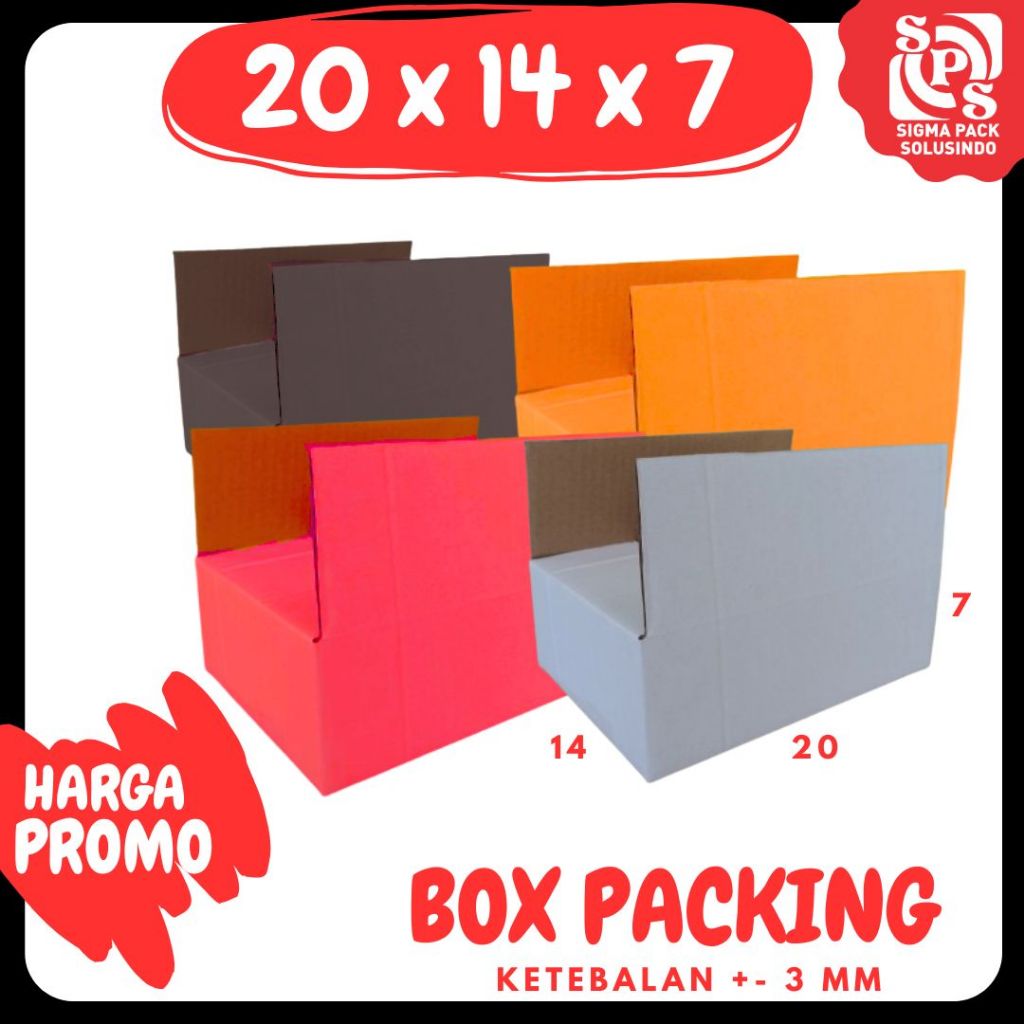 

Box 20x14x7 Kardus A1 Packing Karton Dus Kotak Kemasan Obat Mainan Olshop Souvenir Jamu Zigma Shop