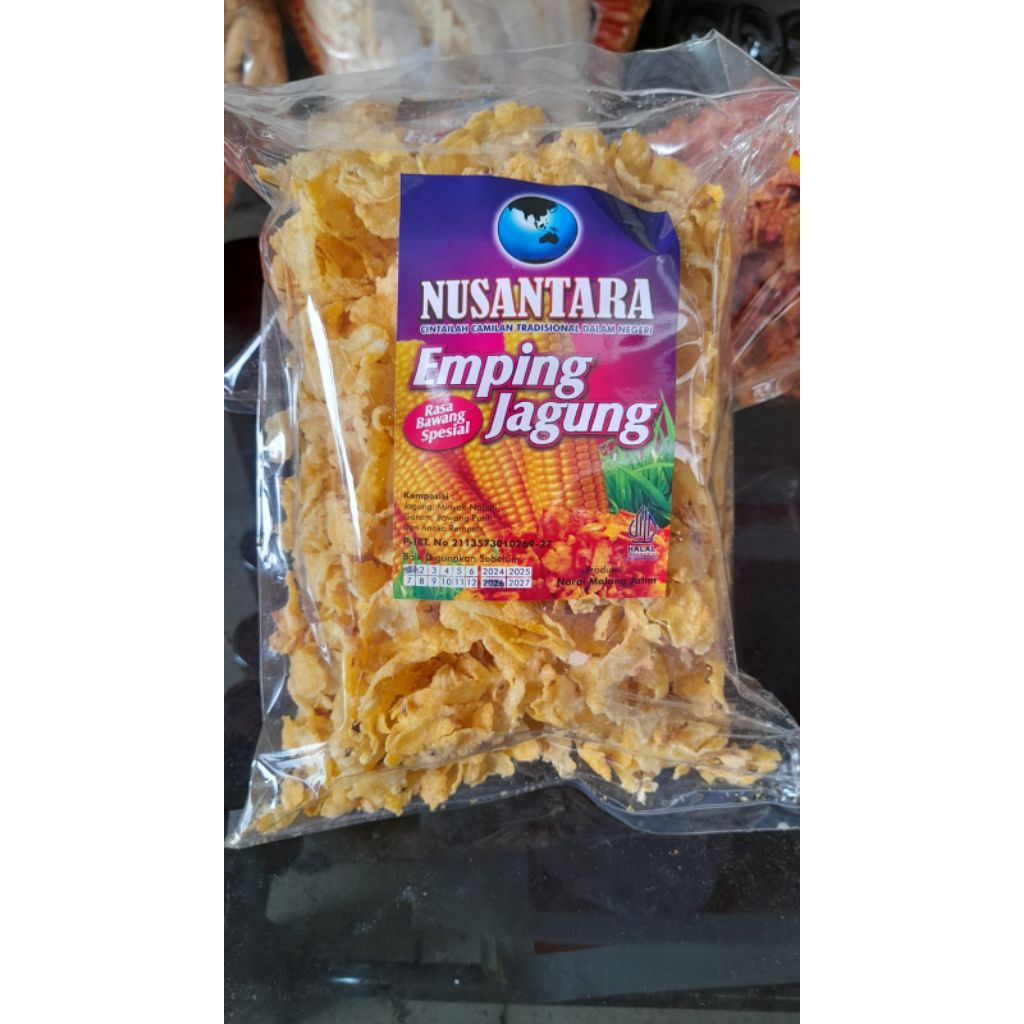 

Emping Jagung Nusantara Rasa Bawang Spesial
