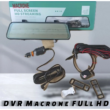 Spion DVR Macrone Dashcam - Full HD Front/Rear Camera - Car DVR Recording System