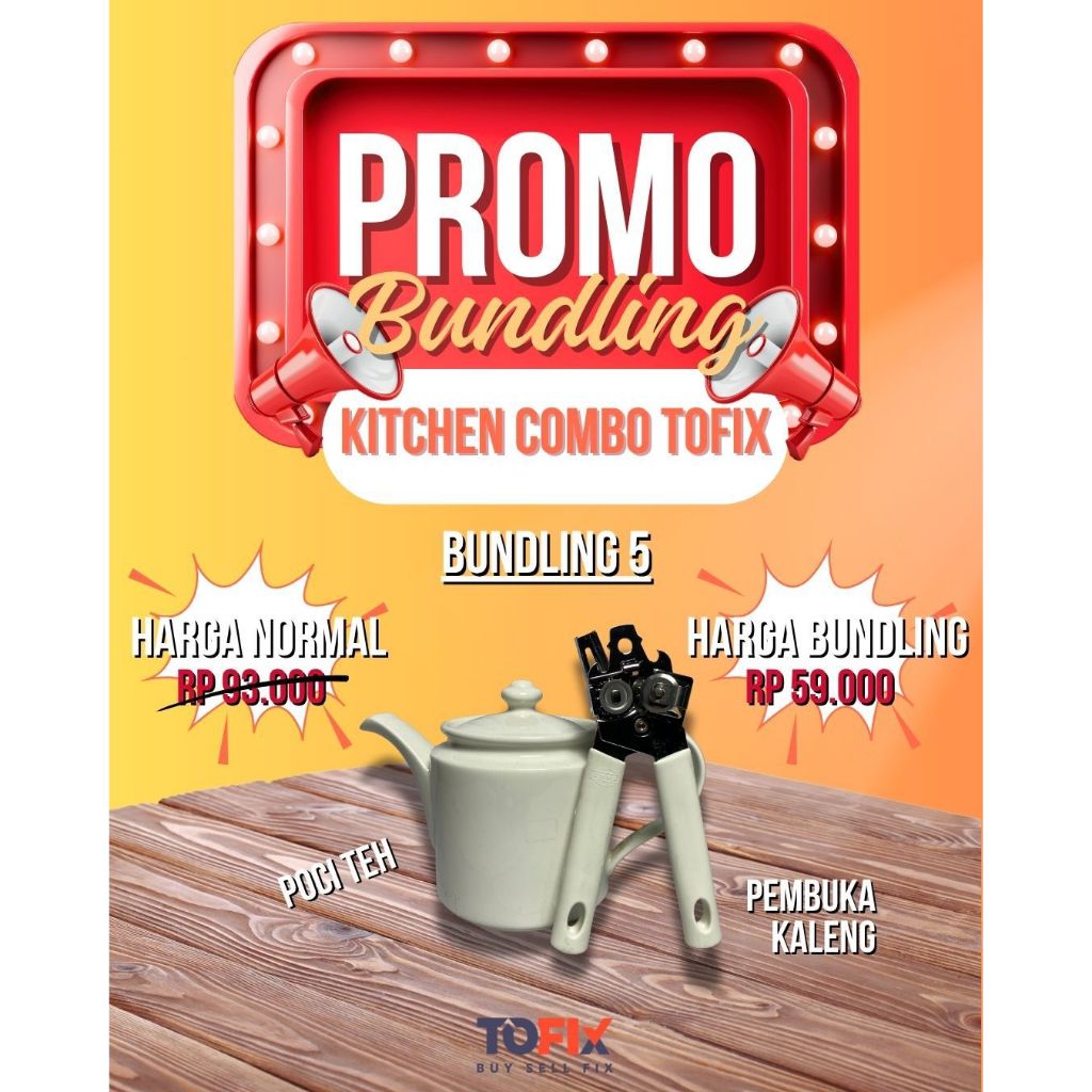 

READY STOCK | OAPJ | KITCHEN COMBO BUNDLING 5