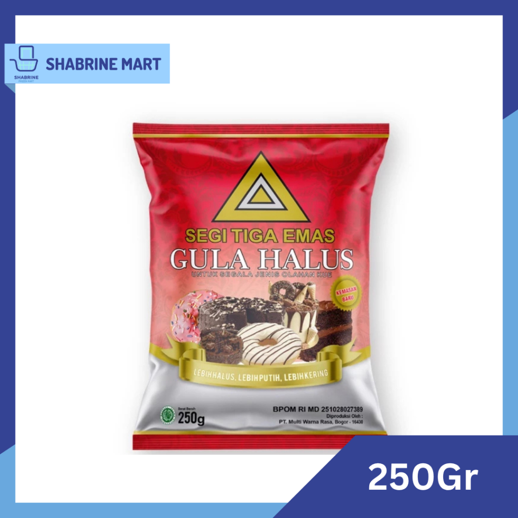 

Gula Halus Segitiga Emas 250gr