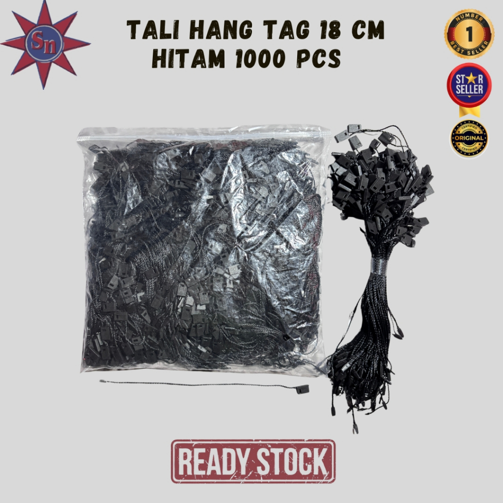 

Tali Hang Tag Hitam 18 Cm - 1000 Pcs Premium Product