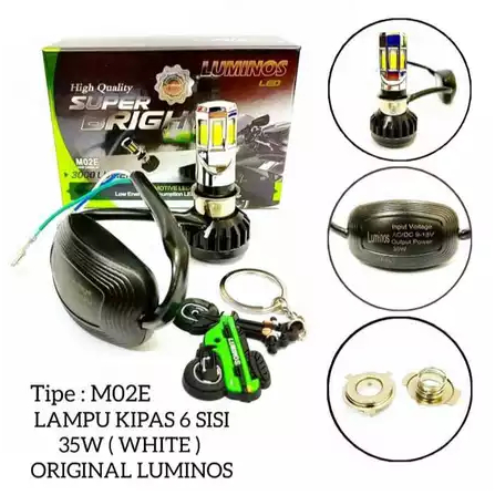 Led LUMINOS Original Lampu Led LUMINOS ORIGINAL Ready 6 sisi WHITE M02E