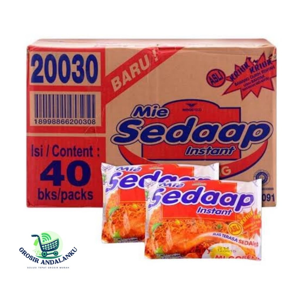 

Mi Instan Sedaap Goreng Karton 40 pcs – Harga Termurah di Grosir Andalan Ku