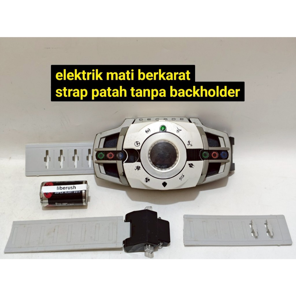 Junk elektrik mati OFF Bandai DX Decade driver decadriver henshin device tokusatsu kamen rider ultra