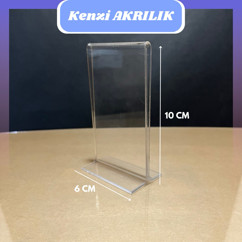 

Akrilik Bening Nomor Meja Ukuran 10 x 6 cm Potrait T