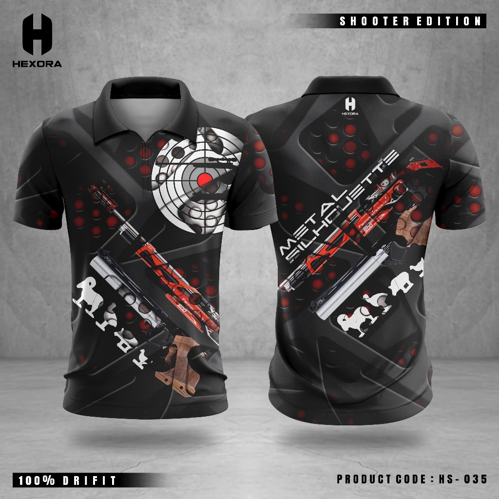 Jersey Menembak Metal Silhouette