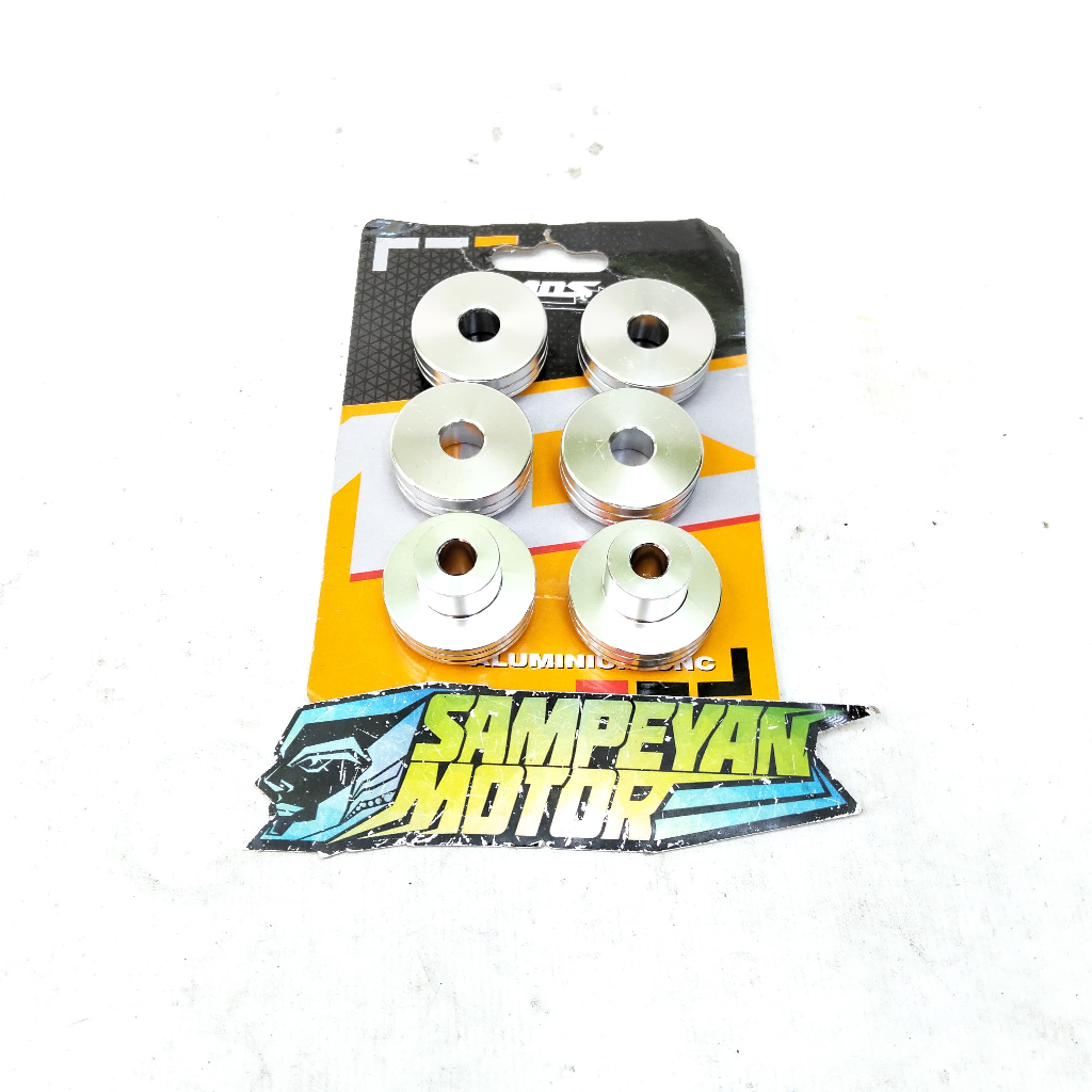 Promo Harga Murah Manisan Skok Rangka Pemanis Belakang CNC Mos Isi 5 Pcs  Chrome Krom Krome CB GL Ma